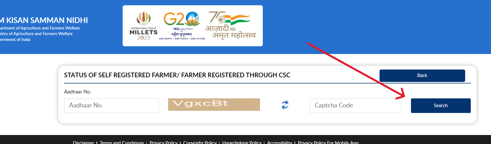 PM Kisan Application Status